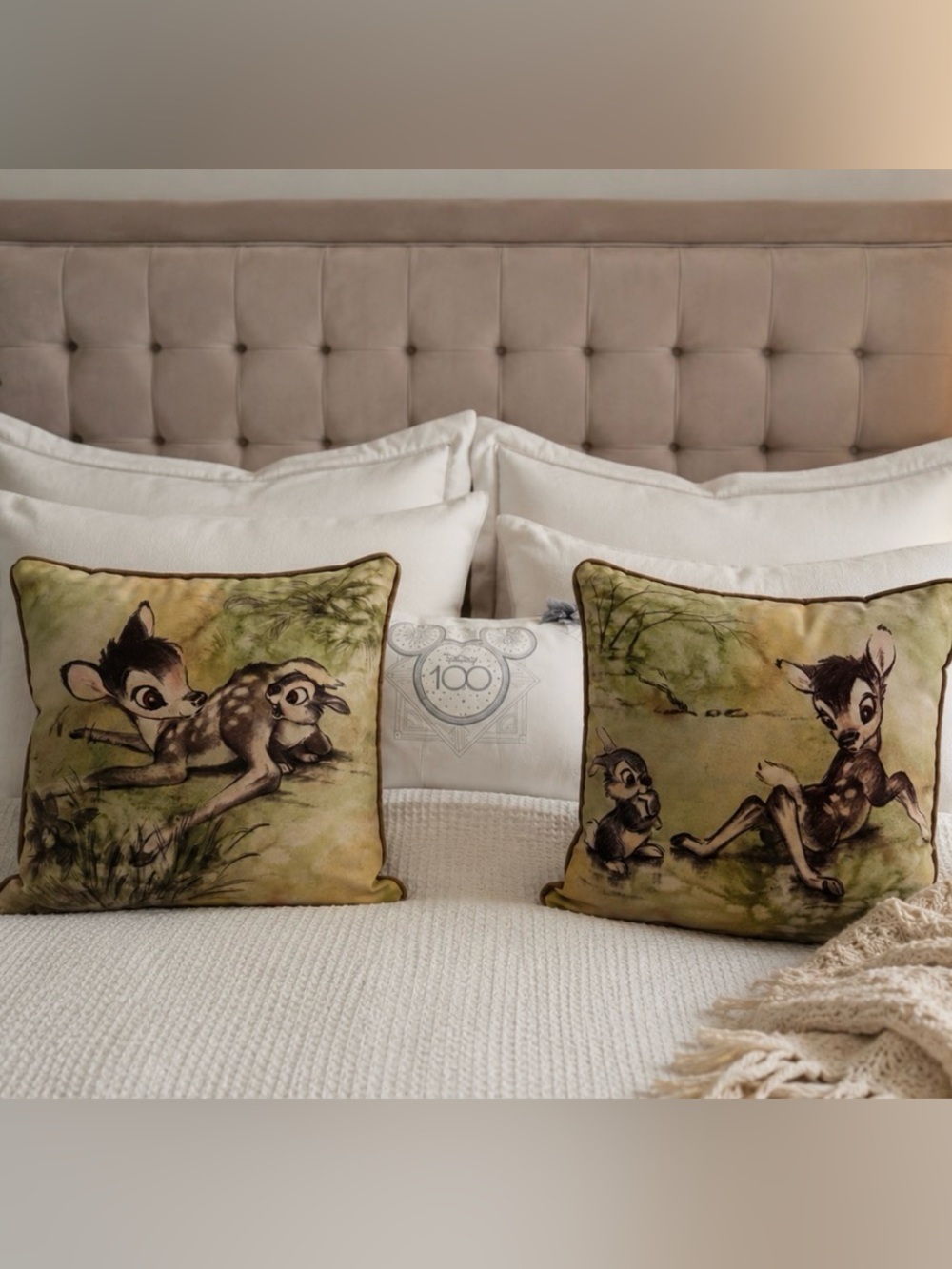 Bambi & Thumper Pillow Walt Disney World Wilderness Lodge Resort Boulder Ridge
